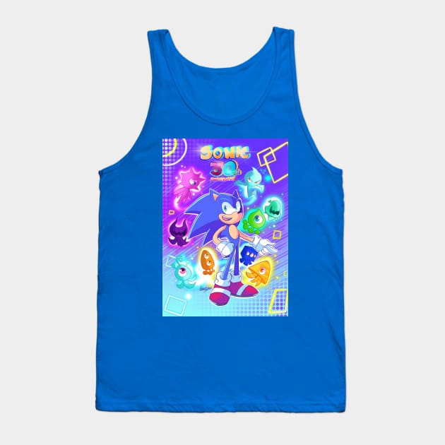 my fan art sonic ultimate colors Tank Top by Klaudiapasqui 96